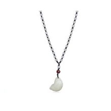 纳福金蟾 lux women天然和田玉吊坠，权威证书守护的祥瑞之选